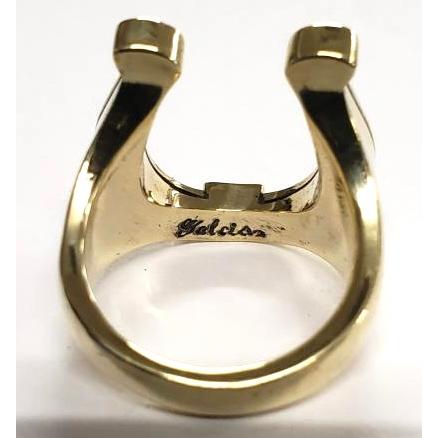 サイズ21 galcia ガルシア ホースシュー リング ブラス（真鍮） R