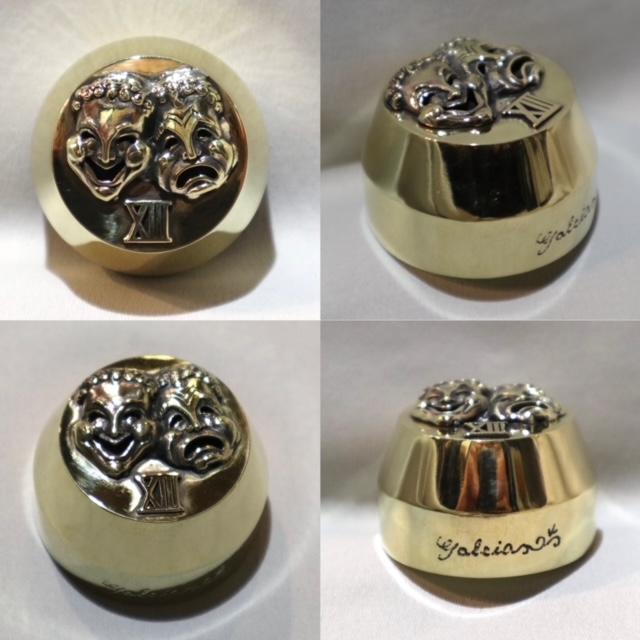 galcia ガルシア 7インチ レコードアダプター ブラス 2フェイス 7inch