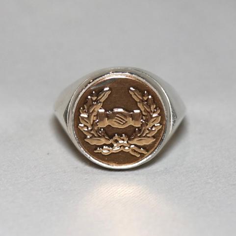 GLAD HAND glad hand (グラッドハンド) & Co. SHAKE BUTTON RING