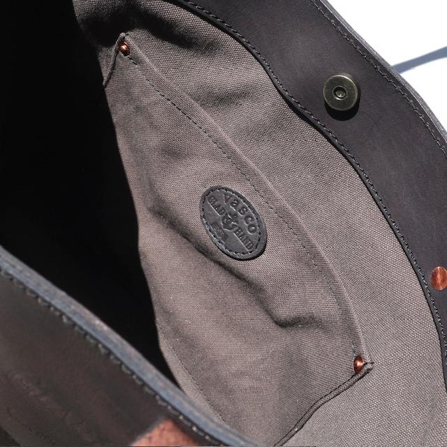 glad hand (グラッドハンド）VASCO (ヴァスコ）コラボ トラベル トートバッグ VASCO LEATHER TRAVEL TOTE BAG "GLAD POSTALS"の画像
