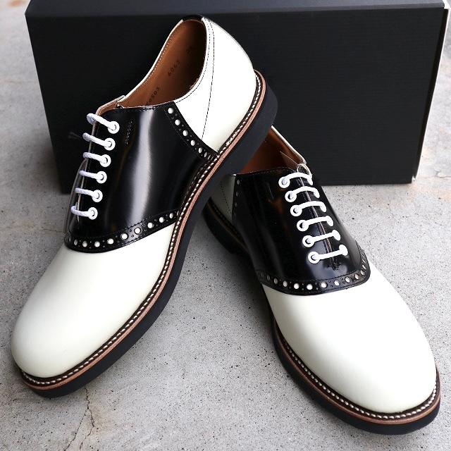 【Qoo10Awards受賞！】 REGAL×GLAD HAND リーガル グラッドハンド コラボ サドルシューズ White/Black プロ仕様