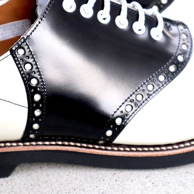 【Qoo10Awards受賞！】 REGAL×GLAD HAND リーガル グラッドハンド コラボ サドルシューズ White/Black プロ仕様