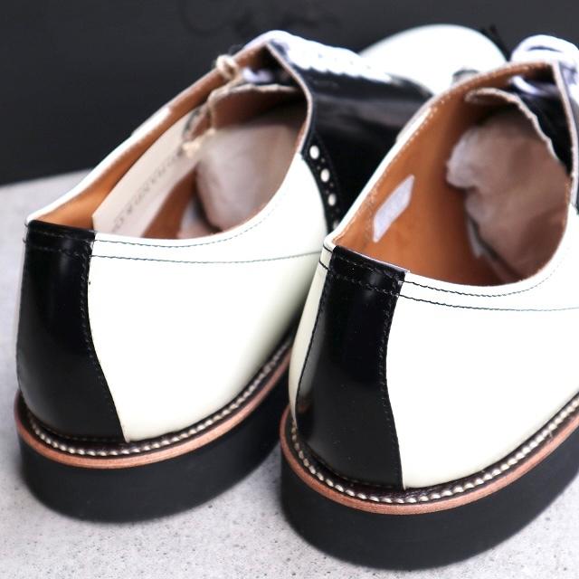 【Qoo10Awards受賞！】 REGAL×GLAD HAND リーガル グラッドハンド コラボ サドルシューズ White/Black プロ仕様