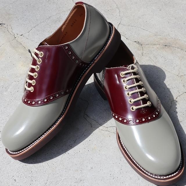 Gladhand REGAL. サドルシューズ　26.5 グレー/バーガンディ GLAD HAND × REGAL サドルシューズ グレー × ブラウン