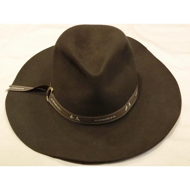 glad hand (グラッドハンド)　ハット サイズ60cm GASTON HAT ブラウン｜flashcadillackustom｜02