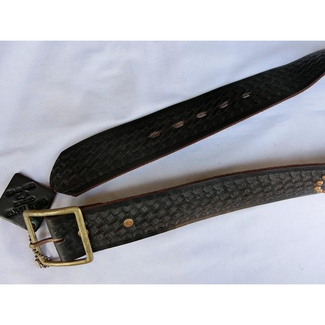 W34 glad hand (グラッドハンド) GH THE USA Belt Black レザー  