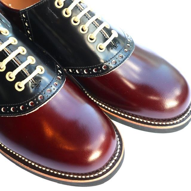 REGAL× GLAD HAND リーガル グラッドハンド コラボ サドルシューズ Brown/Blackの画像