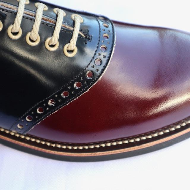 REGAL× GLAD HAND リーガル グラッドハンド コラボ サドルシューズ Brown/Blackの画像
