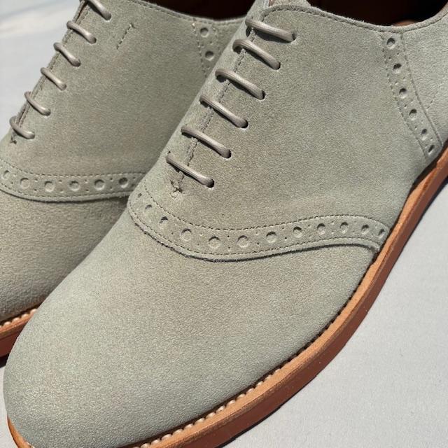 REGAL×GLAD HAND リーガル グラッドハンド コラボ サドルシューズ SADDLE SHOES "DIRTY BUCKS"スウェード ベージュの画像