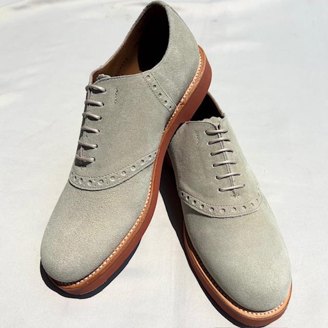 REGAL×GLAD HAND リーガル グラッドハンド コラボ サドルシューズ SADDLE SHOES "DIRTY BUCKS"スウェード ベージュの画像