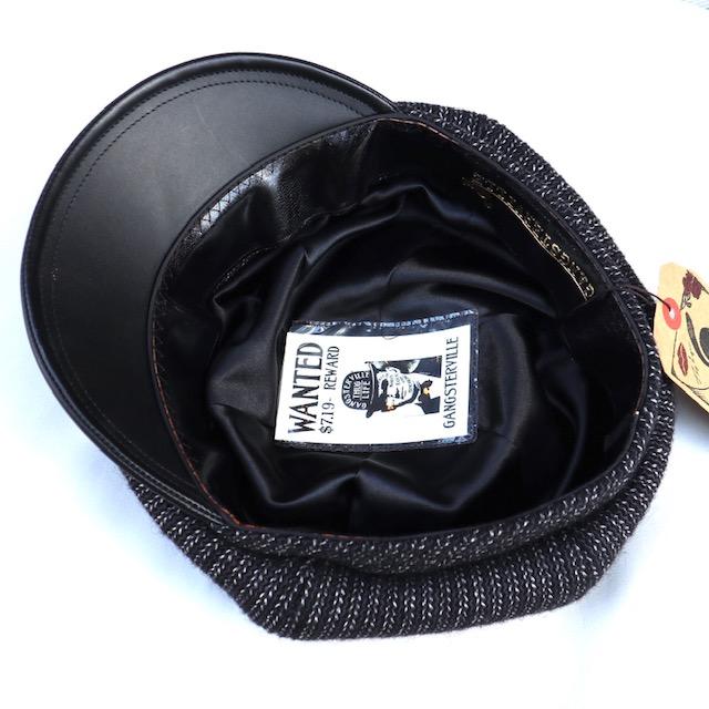 訳あり Mサイズ gangsterville (ギャングスタービル) ビーチクロス キャスケット MOTORCYCLE CAP Black / glad hand グラッドハンド 訳あり Mサイズ gangsterville (ギャングスタービル) ビーチクロス キャスケット MOTORCYCLE CAP Black / glad hand グラッドハンド