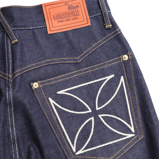 GANGSTERVILLE ワイドデニム 楽天市場】GANGSTERVILLE ギャングスタービル THUG DENIM WIDE