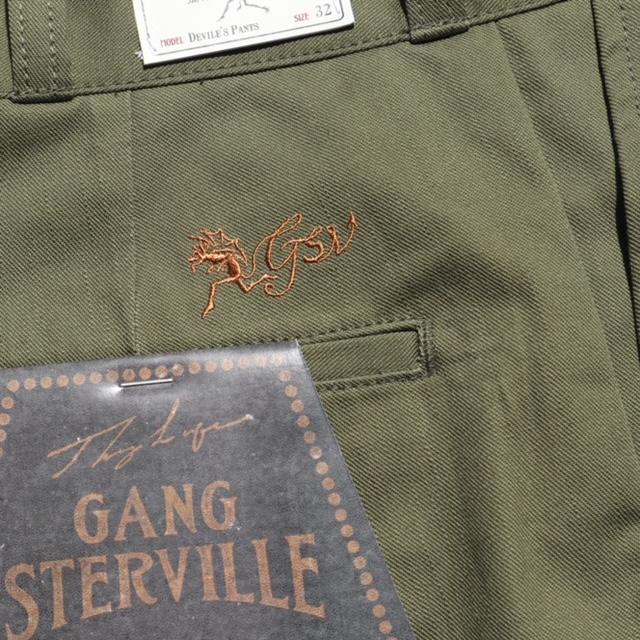 gangsterville(ギャングスタービル) DEVIL'S PANTS チノパン ワークパンツ｜flashcadillackustom｜13