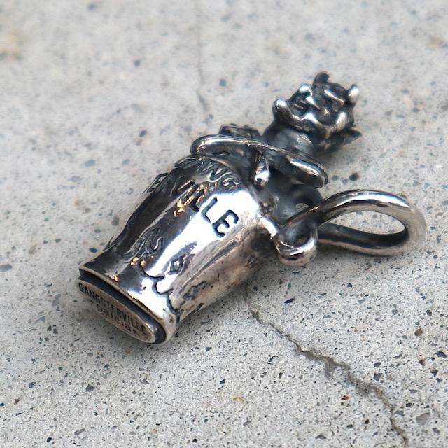 gangsterville (ギャングスタービル) galcia ガルシア コラボ ペンダントトップ デビル ポイズンボトル POISON BOTTLE シルバー925