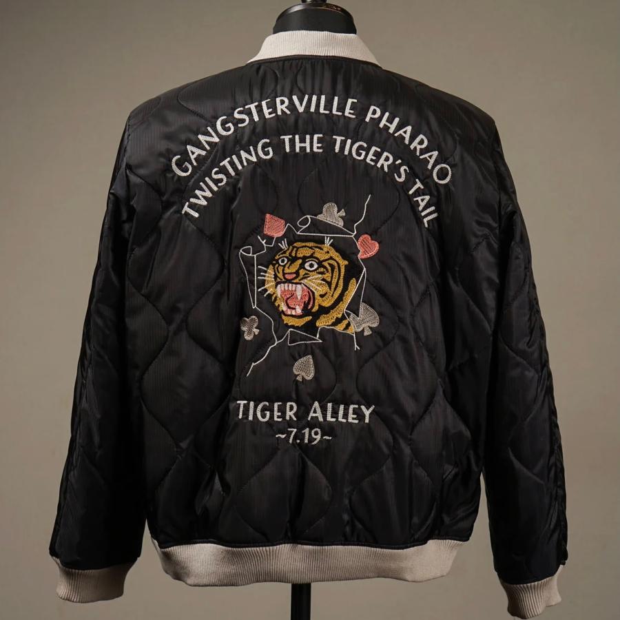Lサイズ gangsterville(ギャングスタービル) TIGER ALLEY - QUILTING 