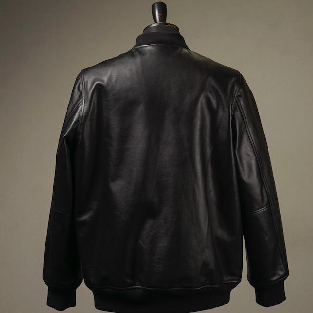 MONCLER◇スタジャン/1/ポリエステル/BLK/D209U4031485/汚れ、ダメージ