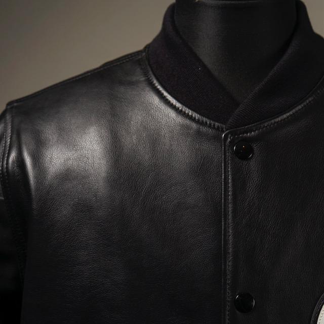 HYSTERIC GLAMOUR◇スタジャン/M/レーヨン/BLK/02251AB09 ヒステリック