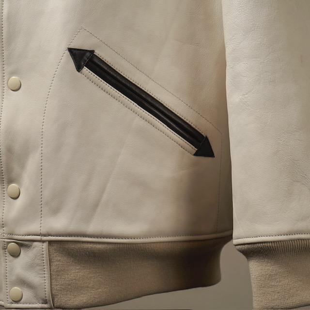 MAJOR FORCE/限定200着/袖レザー/シリアル121//スタジャン/L/ウール