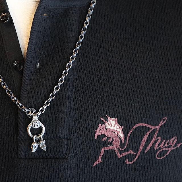 gangsterville(ギャングスタービル) × galcia(ガルシア）コラボ ペンダントトップ スカル＆デビル シルバー925 gangsterville ギャングスタービル galcia ガルシア コラボ ペンダントトップ スカル＆デビル