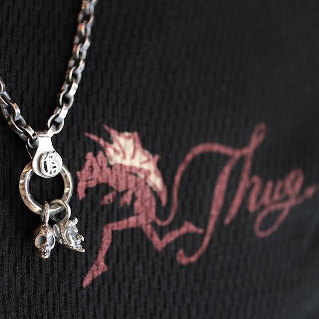 gangsterville(ギャングスタービル) × galcia(ガルシア）コラボ ペンダントトップ スカル＆デビル シルバー925 gangsterville ギャングスタービル galcia ガルシア コラボ ペンダントトップ スカル＆デビル