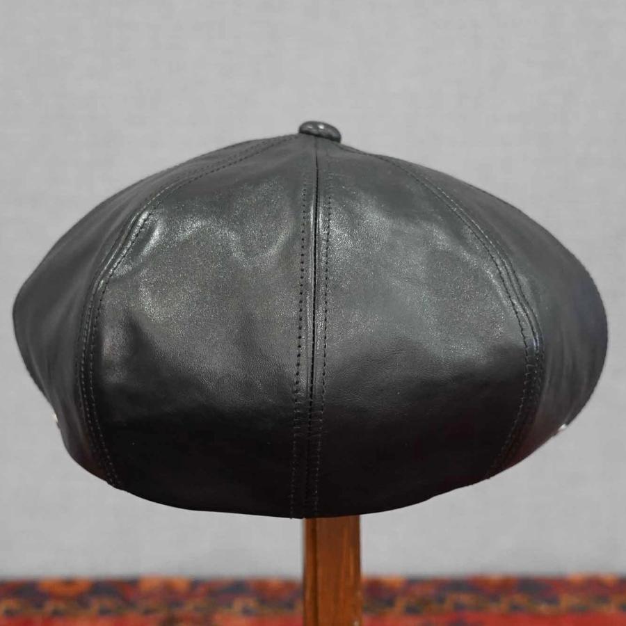 Mr.FATMAN ミスターファットマン LEATHER BIG CASQUETTE ホースレザー
