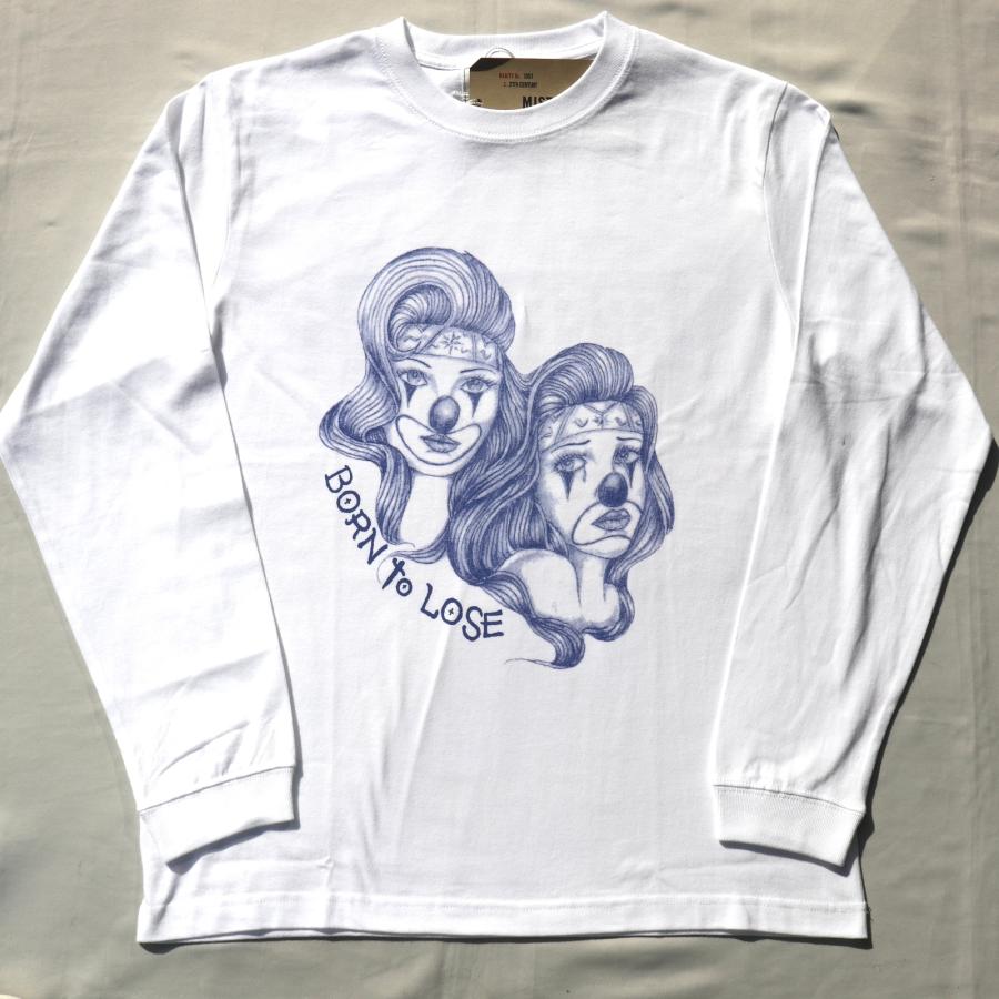 MISTER X (MR.X ミスターエックス) S.N.C.L L/S Tシャツ PRISON BOUND ロンT ホワイト | 