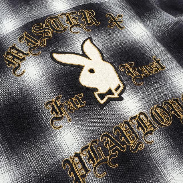 MISTER X (MR.X ミスターエックス) PLAYBOYS CLUB 半袖 チェックシャツ 