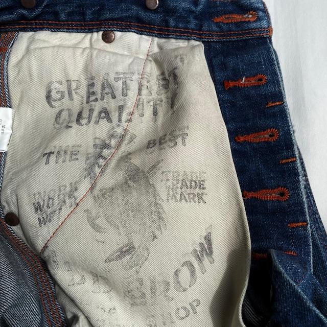 OLD CROW(GLAD HAND) CROW (オールドクロウ) PAINTER - DENIM INDIGO