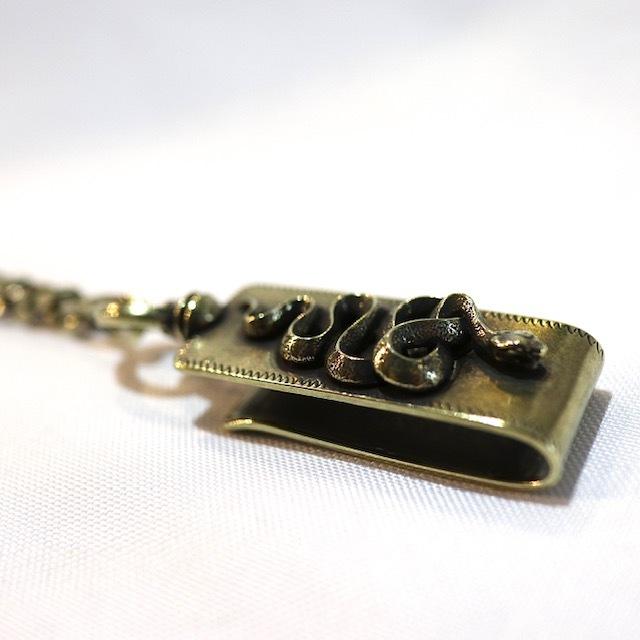 Peanuts&Co スネーク キーチェーン ブラス Snake Clip Type Key chain