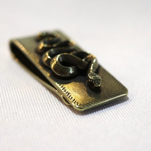 PEANUTS＆CO Peanuts&Co スネーク ブラス マネークリップ Snake