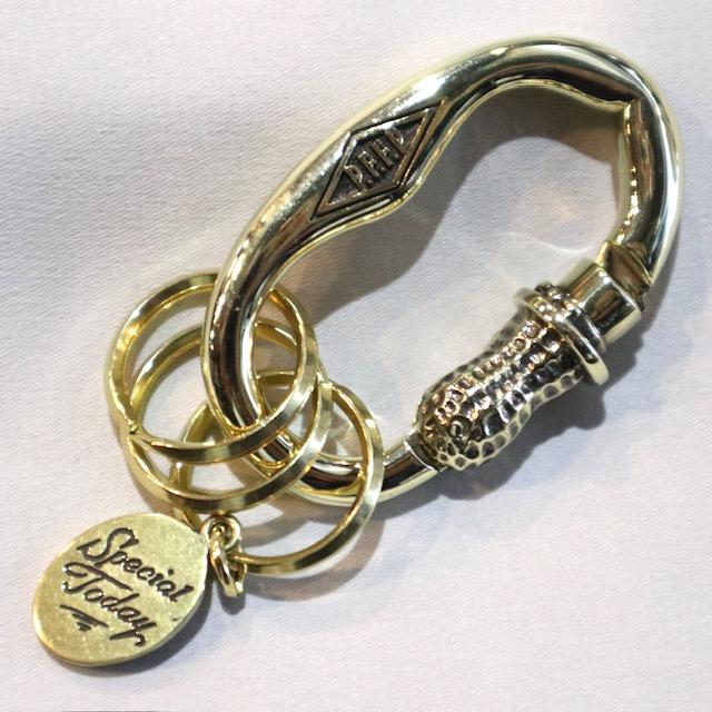 【PEANUTS & CO. ピーナッツカンパニー 】カラビナ真鍮キーホルダー★ PEANUTS＆CO PEANUTS&CO. ピーナッツカンパニー CARABINER BUNNY