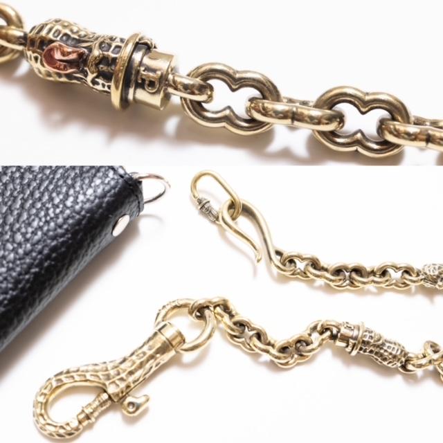 PEANUTS＆CO Peanuts&Co ウォレットチェーン ブラス 3 PEANUTS