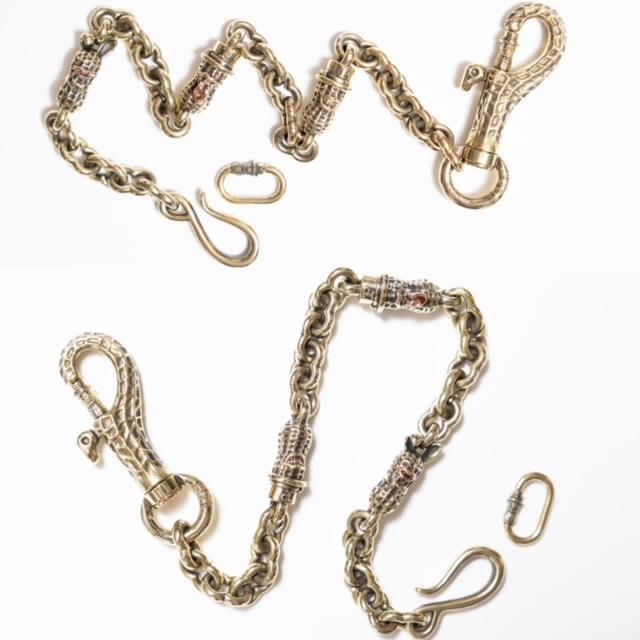 ピーナッツカンパニー　ウォレットチェーン　真鍮 Peanuts&Co/ピーナッツカンパニー】「Bull Wallet Chain/ブル