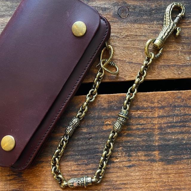 PEANUTS＆CO ウォレットチェーン ブラス 3 PEANUTS WALLET CHAIN brass