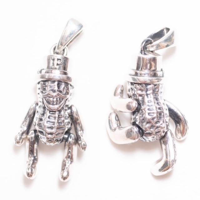 ピーナッツカンパニー テディピーナッツ ペンダント ネックレス　シルバー　希少 PEANUTS＆CO ピーナッツカンパニー TEDDY PEANUTS Silver シルバー925