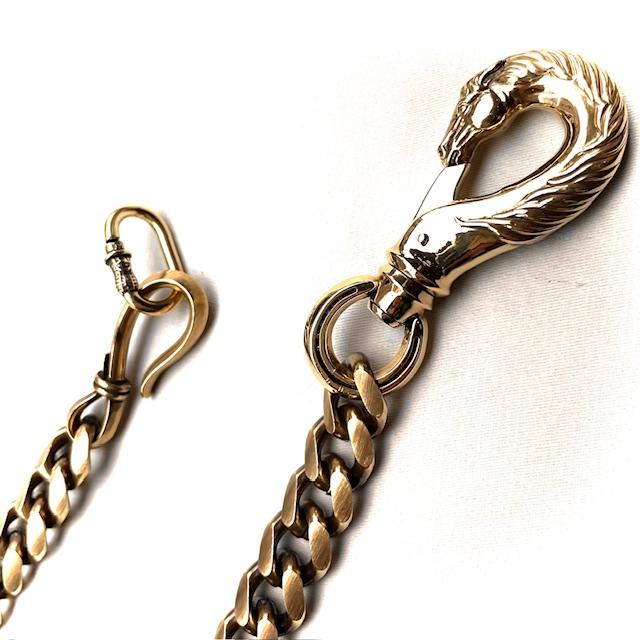 PEANUTS＆CO ホース ウォレットチェーン ブラス horse wallet chain