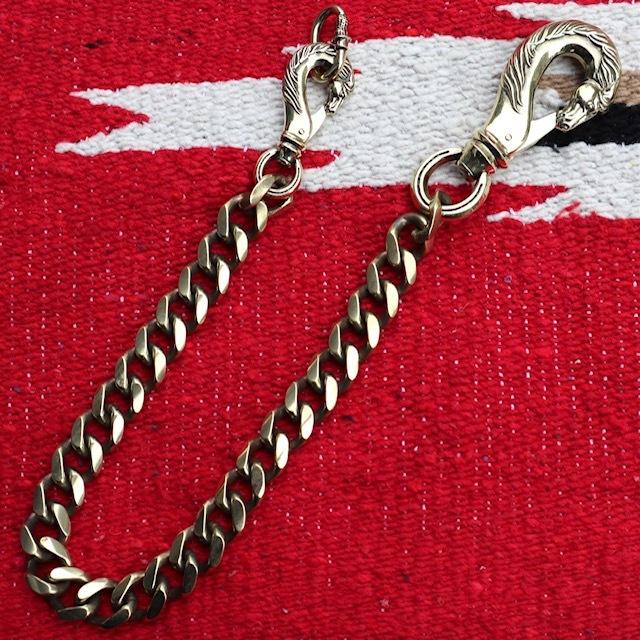 Peanuts&Co ホース ウォレットチェーン ブラス horse wallet chain horse×horse brass ピーナッツカンパニーの画像