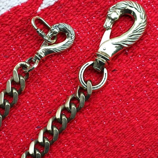 Peanuts&Co ホース ウォレットチェーン ブラス horse wallet chain horse×horse brass ピーナッツカンパニーの画像