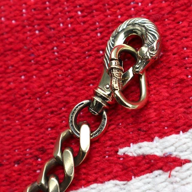 Peanuts&Co ホース ウォレットチェーン ブラス horse wallet chain horse×horse brass ピーナッツカンパニーの画像
