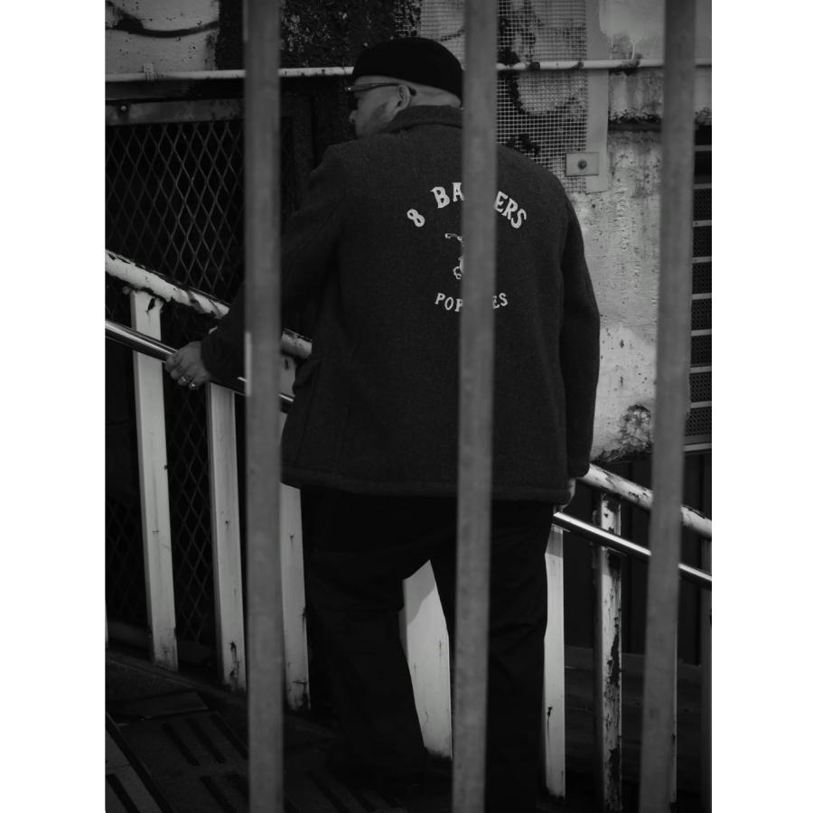 POPEYES ポップアイズ 8 BALLERS JACKET ジャケット ブラックの画像