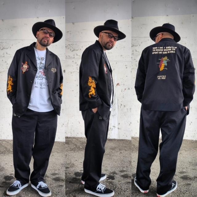 POPEYES ポップアイズ PRISON ART JACKET, PANTS ジャケット パンツ