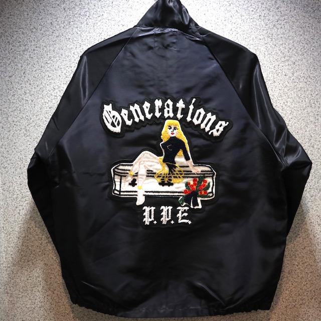 POPEYES ポップアイズ GENERATIONS CLUB JACKET ブラック ドリズラー 