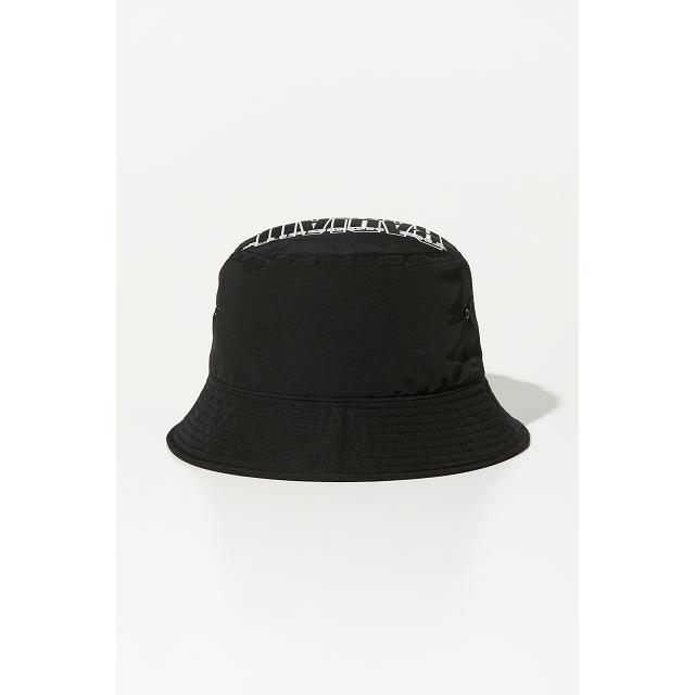 RADIALL ラディアル レザー バケットハット ブラック　M RADIALL（ラディアル） バケットハット HOOD CITY BUCKET HAT