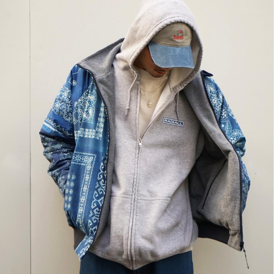 RADIALL（ラディアル） Wheels ZIP UP HOODIE ジップパーカー