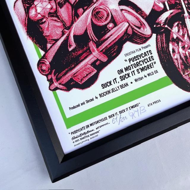 200枚限定 フレーム付 ロッキンジェリービーン PUSSYCAT ON