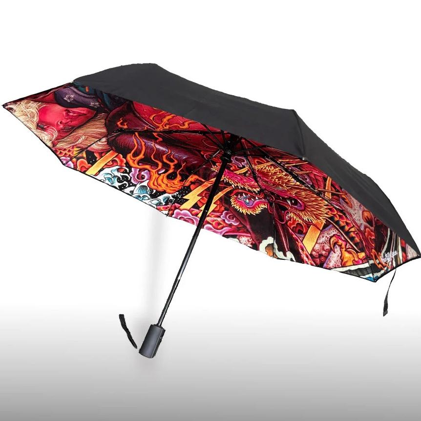 ロッキンジェリービーン EROSTIKA Automatic Folding Umbrella 傘 大