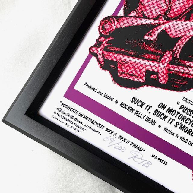 200枚限定 フレーム付 ロッキンジェリービーン PUSSYCAT ON