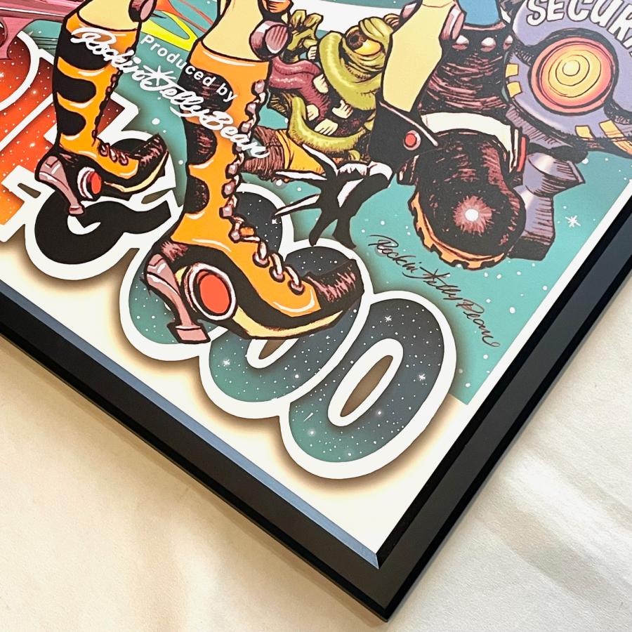 ロッキンジェリービーン SGOP-02 “Supie & Goo” Offset Poster ポスター RockinJellyBean フレーム付　 |  | 02