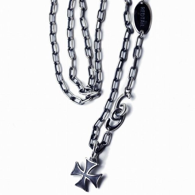 70cm レッドテイル　Red Tail アイアンクロス　ネックレス　69 Red Tail レッドテイル アイアンクロス ネックレス CROSS
