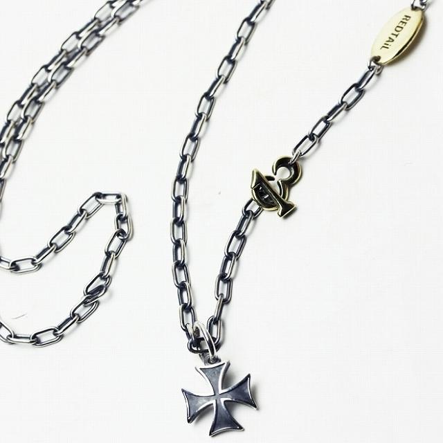 SSサイズ Red Tail レッドテイル アイアンクロス ネックレス 13Chain
